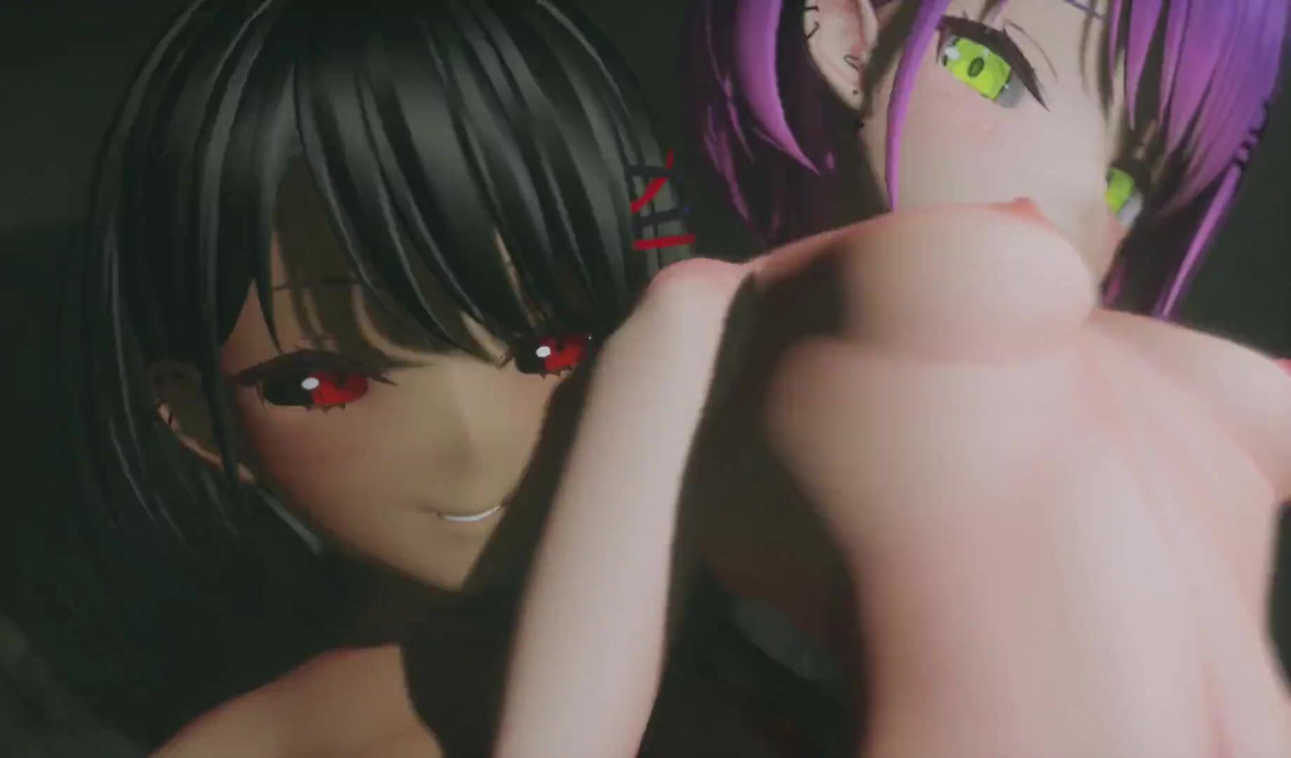 Kirara Amp Towa Hentai Porn - Angel X Devil - Futanari - Towa Tokoyami Hololive - 3D - FAPCAT