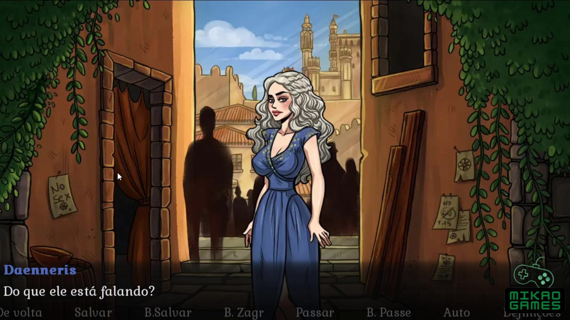 Game Of Whores Ep 5 Promessa De Daenerys E Conhecendo Sansa - FAPCAT