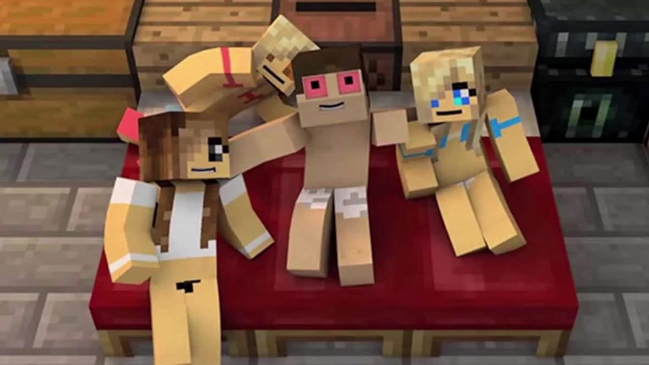 THE BIGGEST PORN ORGY IN MINECRAFT - FAPCAT