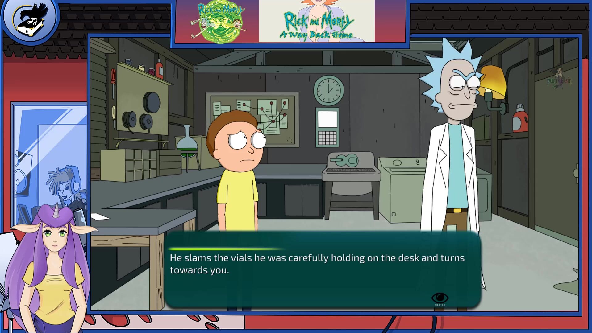 Gameplay] Rick & Morty A Way Back Home Part 3 Meeting Planetina - FAPCAT